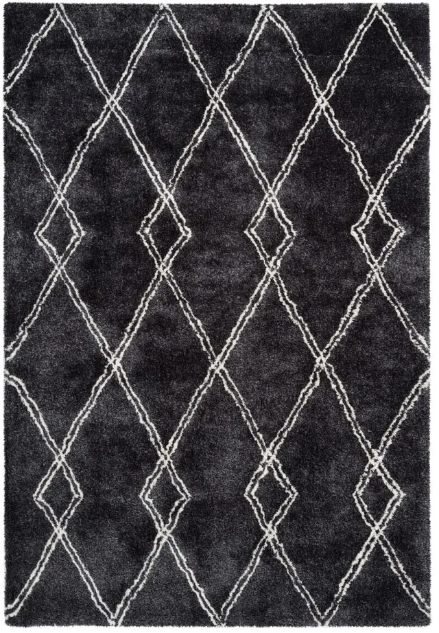 Dutch XXL Berber Vloerkleed | Tapijt | Orlando | Diamanten | Antraciet | 160x230 cm