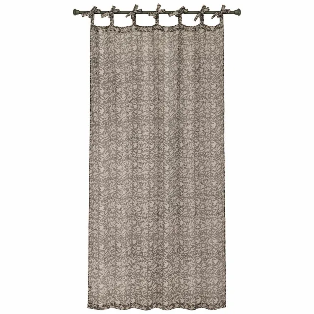 Loberon Gordijn Ziradayn zwart/beige