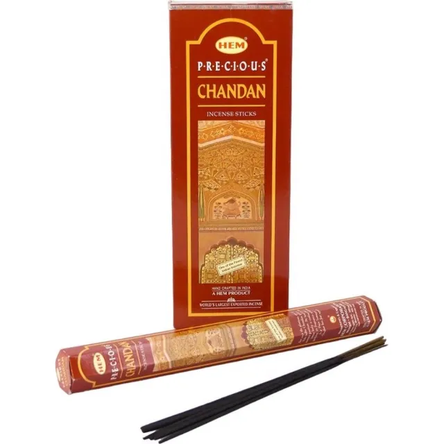 HEM Wierook – Precious Chandan – Slof (6 pakjes/120 stokjes) Goud