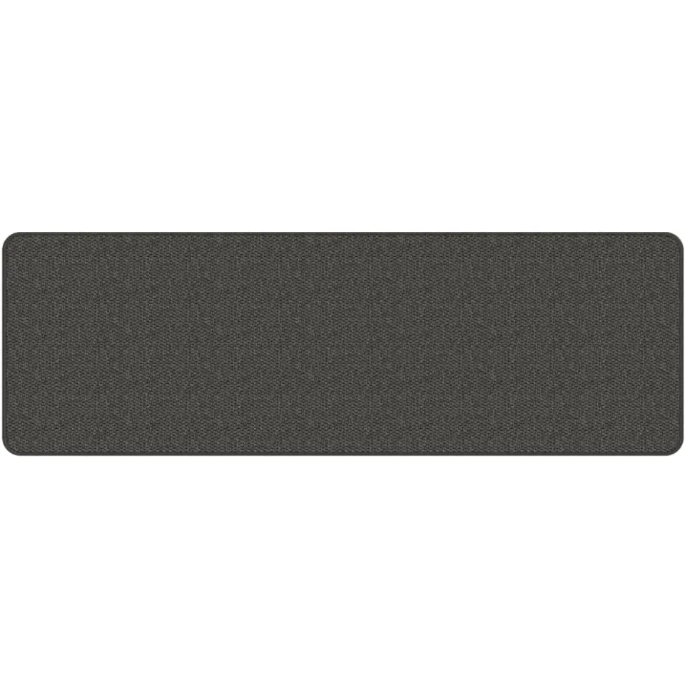 vidaXL Tapijtloper 50x150 cm sisal-look antracietkleurig Anthraciet