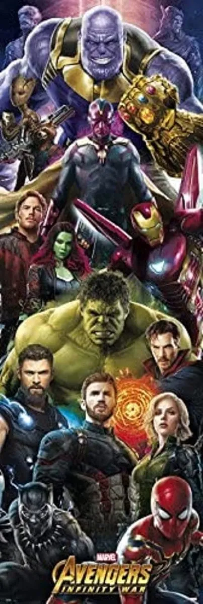 Marvel Avengers Infinity War Poster 53x158cm Multi color