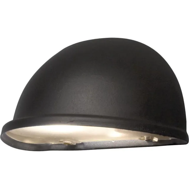 Konstsmide 7325 - Wandlamp - Torino wandlamp kwartrond flush klein 230V E14 - matzwart
