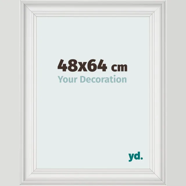 yd. Your Decoration - Fotolijst 48x64 cm - MDF - Wit Geveegd - Lazio