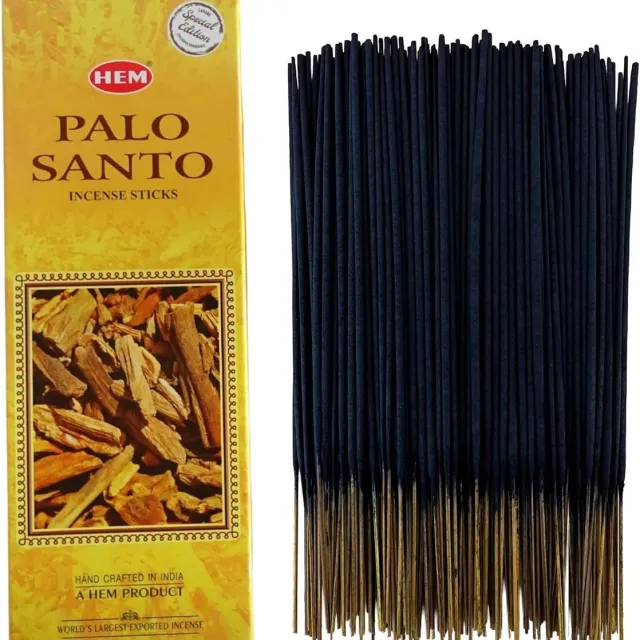 LAMARE HEM Palo Santo wierookstokjes - 1 verpakking van 200 g (160-180 stokjes) - aromatherapie - meditatie - yoga - milieuvriendelijke verpakking
