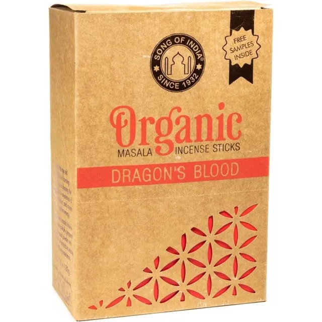 Song of India Masala Wierook Dragon’s Blood (12 pakjes van 15 gram) Oranje