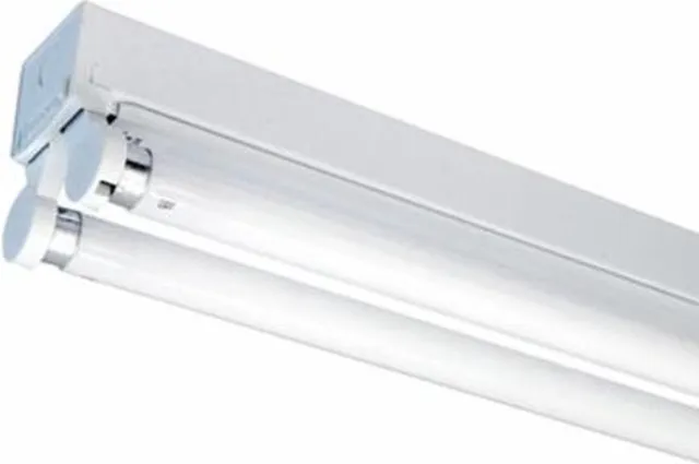 Blinq88 LED Buis armatuur 120cm - voor 2 LED buizen Donkergrijs