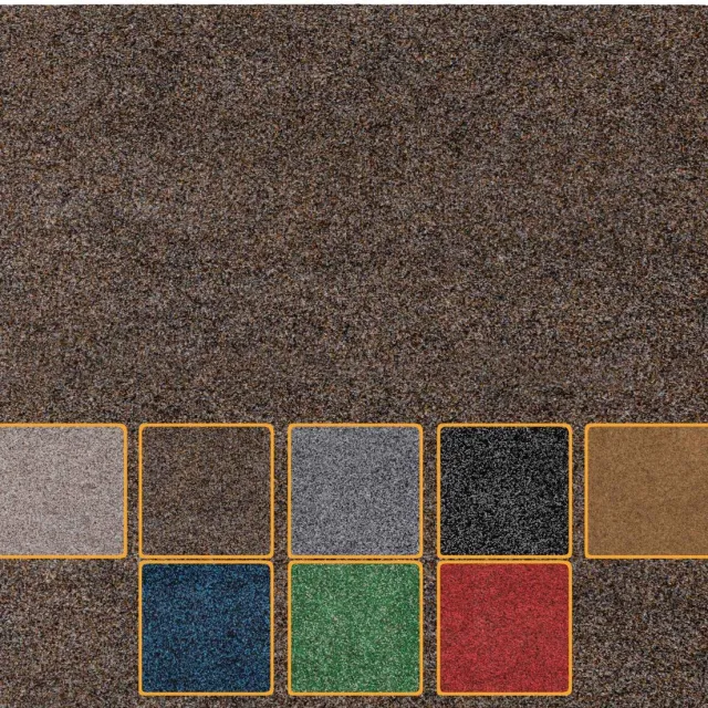 ANRO Deurmat Bruin 120x80cm – Schoonloopmat Antislip Wasbaar Voordeur Hal Binnen & Buiten Op Maat