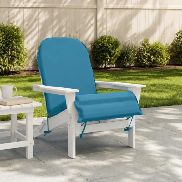 vidaXL Adirondack stoelkussen GEMERT 100% Polyester Lichtblauw blauw