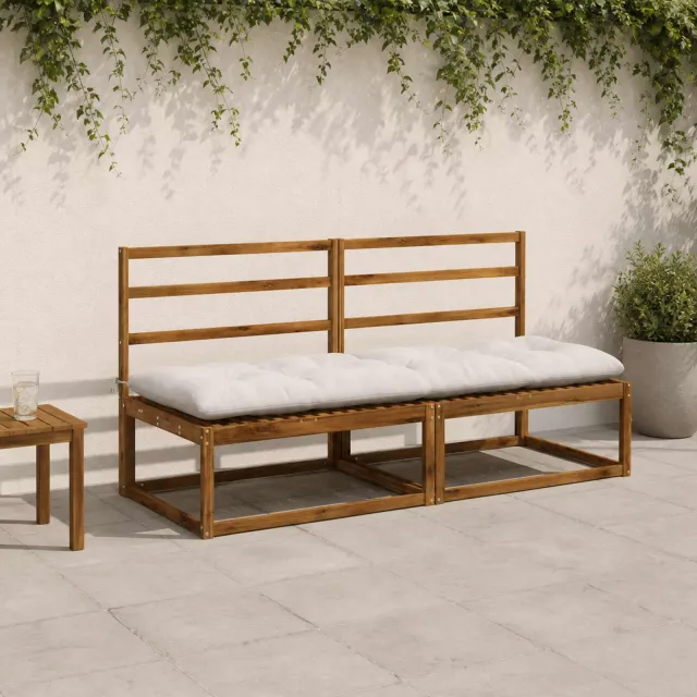 vidaXL Bankkussen VIANEN 100% Polyester Wit 200 x 60 x 12 cm