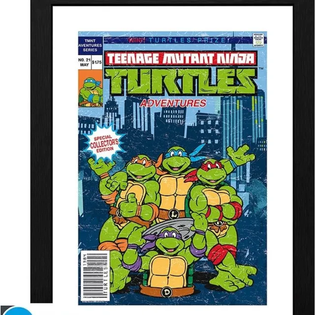 GB eye TMNT - Framed print - Comics cover (30x40) multi