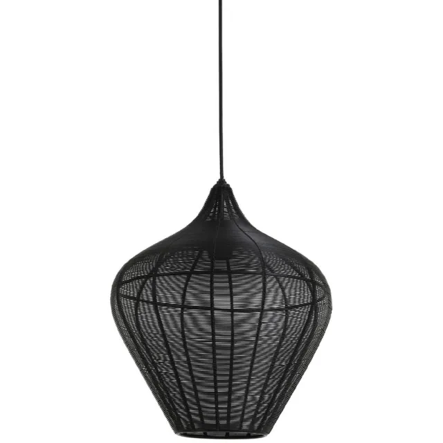 Light & Living Hanglamp Alvaro mat zwart