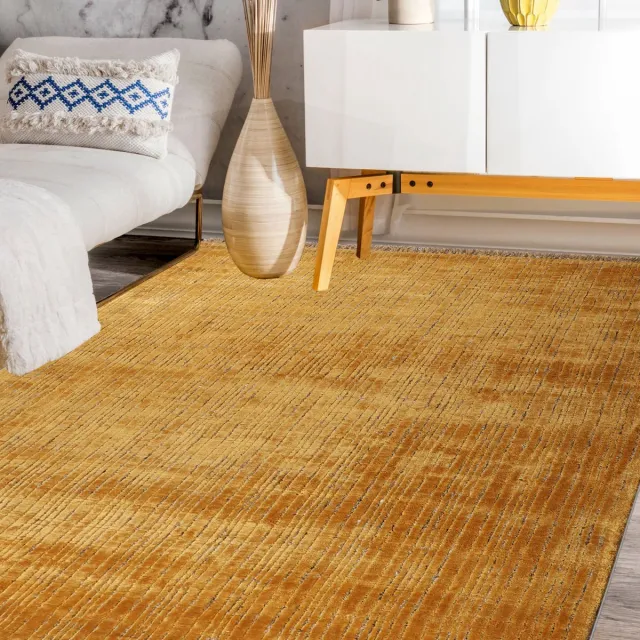 Dutch Lifestyle Vloerkleed Milan Dubbel oker 160x230cm