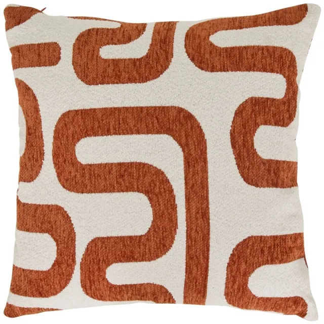 Atmosphera Créateur d'intérieur® Jacquardkussen SAFINA Terracotta