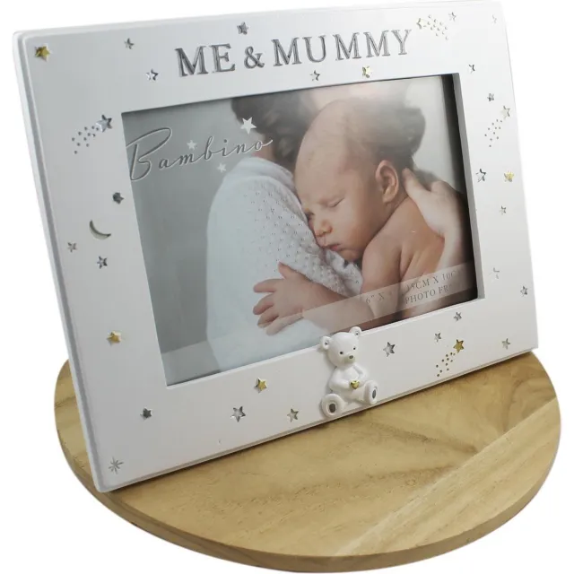 Bambino Fotolijstje 'Me & Mummy' wit