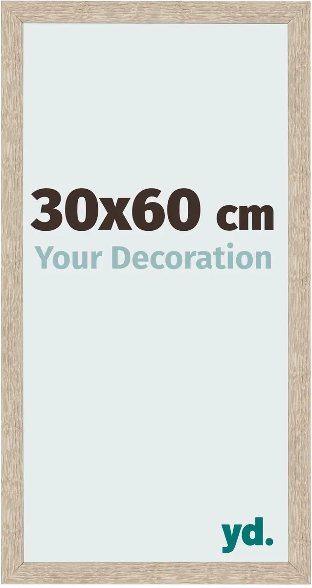 yd. Your Decoration - Fotolijst 30x60 cm - MDF - Sonoma Eiken - Bologna