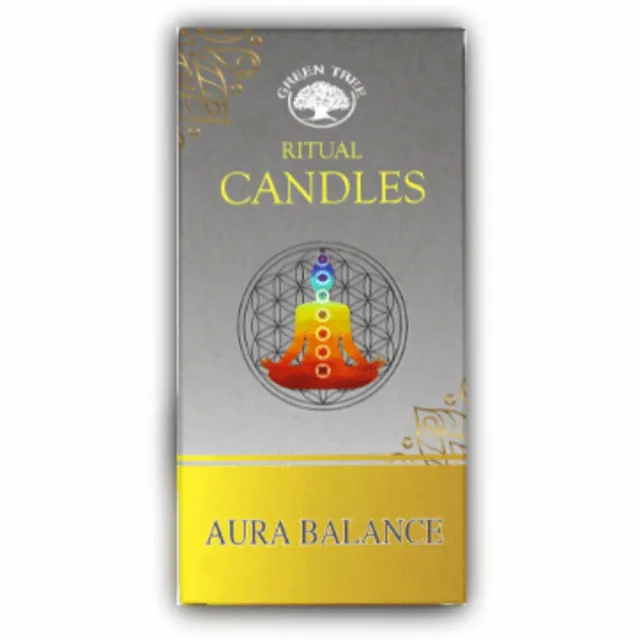 Green Tree Candle Rituele Kaarsen Aura Balance - Magic Spell Kaarsen - 10 stuks Multicolor