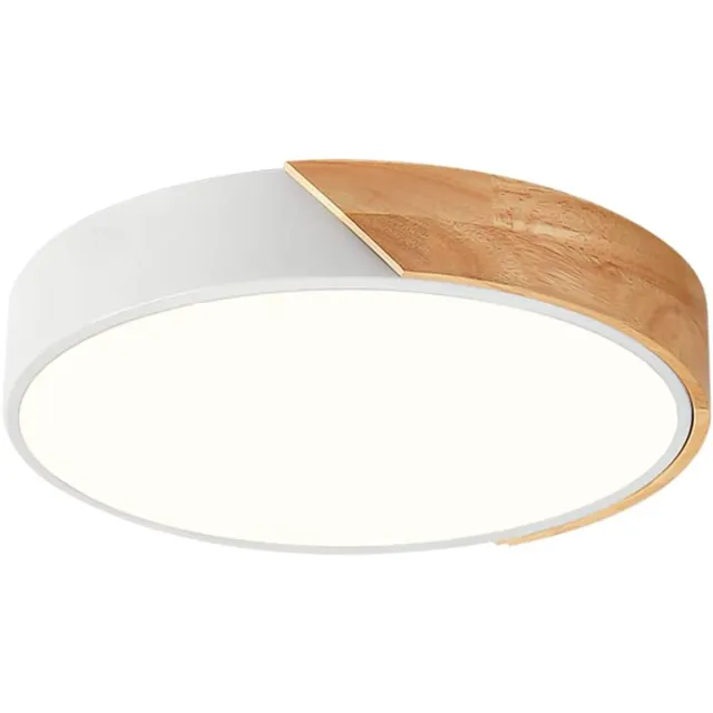 Riserva LED Plafondlamp Rond 43W Wit Hout Dimbaar met Afstandsbediening 4837lm 3000-6500K Modern