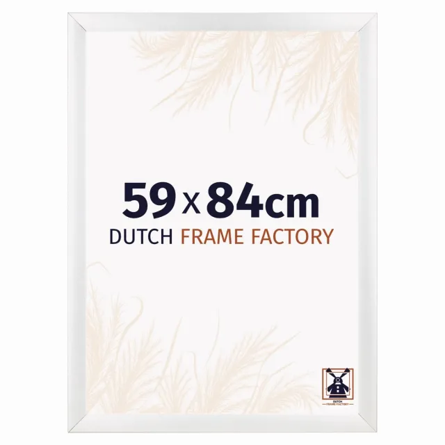 Dutch Frame Factory Fotolijst 59x84 cm - MDF - Wit Hoogglans - Praag