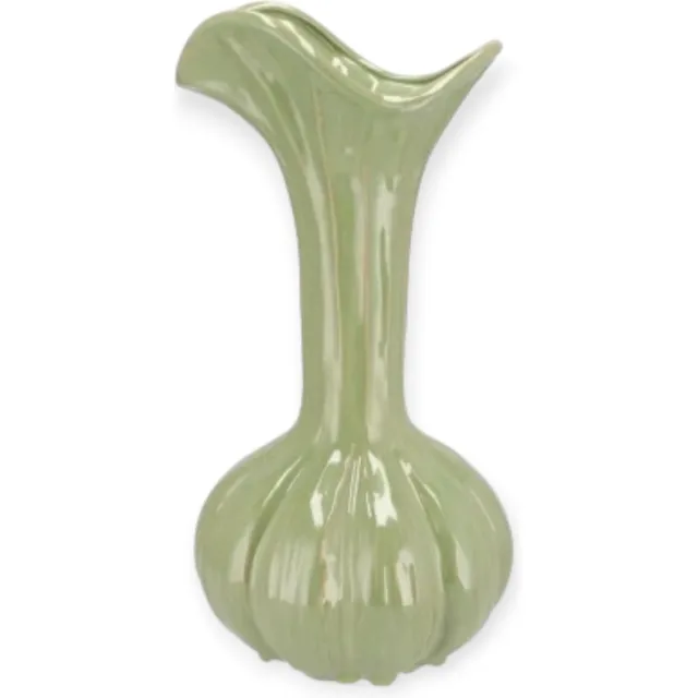 DK design Daan Kromhout - Vaas - Bloemenvaas - Garlic - Pistache - 14x28cm - Keramiek