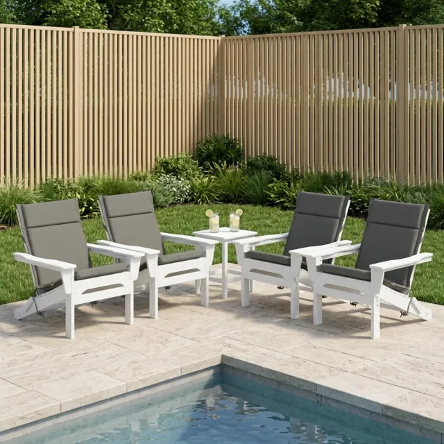 vidaXL Kussen voor lage rugstoelen GEMERT 6 st 100% Polyester Grijs