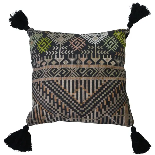 Goround Interior Goround - Sierkussen 'Puebla' (45cm x 45cm) Zwart