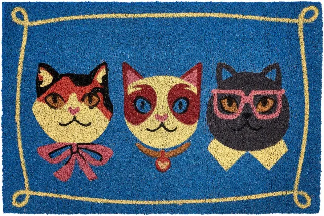 Beliani MOJICAP - Deurmat - Meerkleurig - 60 x 90 cm - Kokos