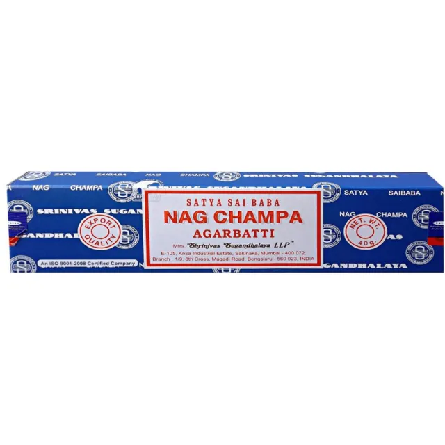 Satya Wierook Nag Champa - 40g x 12stuks - Voordeelverpakking incense nag champa