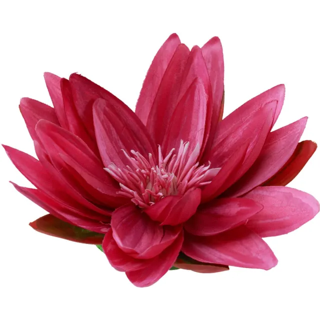 Innovation of Green GmbH Drijvende waterlelie kunstmatige tafeldecoratie fuchsia Ø15cm 2 stuks Roze