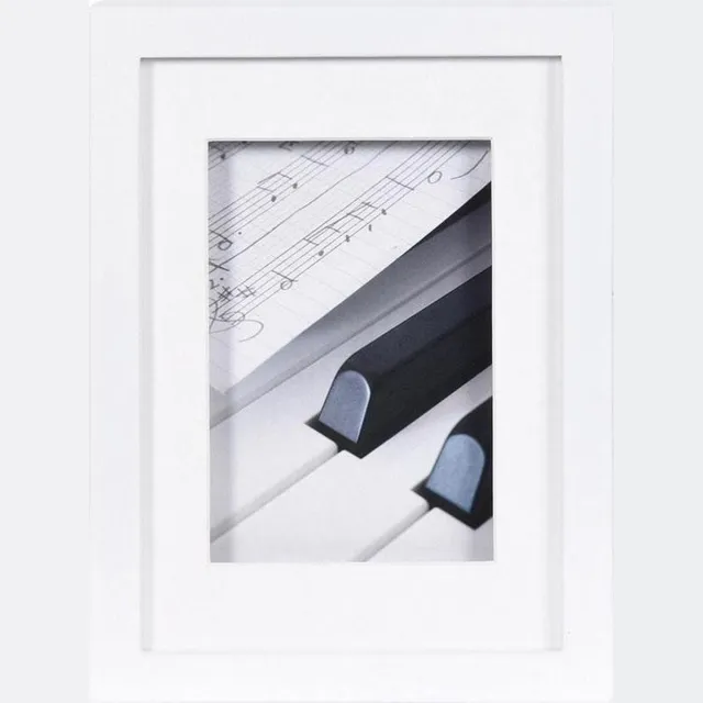 Henzo Fotolijst - Henzo - Piano - Fotomaat 15x20 cm - Wit