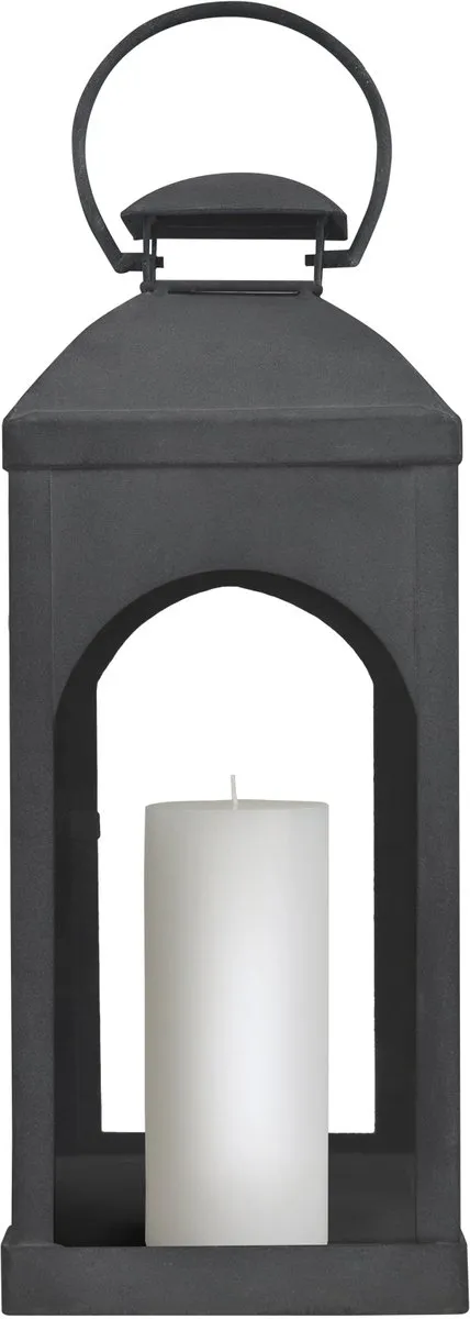 KS Verlichting Capri Windlicht Antraciet Small
