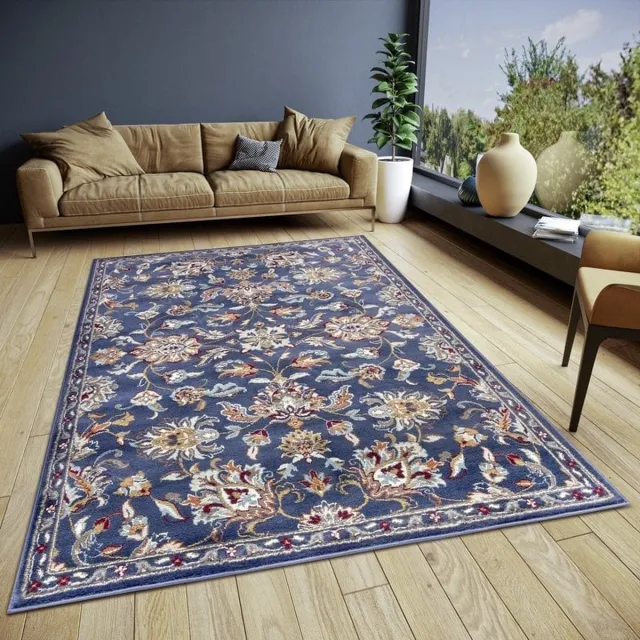 flycarpets Klassiek Vloerkleed - Caracci - Blauw / Multi - 160x235 cm