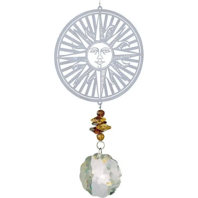 Art Bizniz Windspinner Magic Bloem 40 Cm Glas Zilver