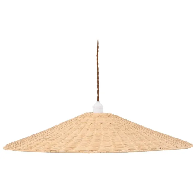 Nest of Nora Rotan hanglamp rond - Nature Groen