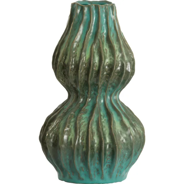 Light & Living Vaas Vania (19x31,5 cm) petrol
