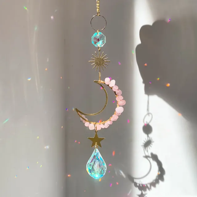 Moonlight Gemstones Maan Zonnevanger Rozenkwarts – Liefdevolle Energie & Zachtheid Edelsteen