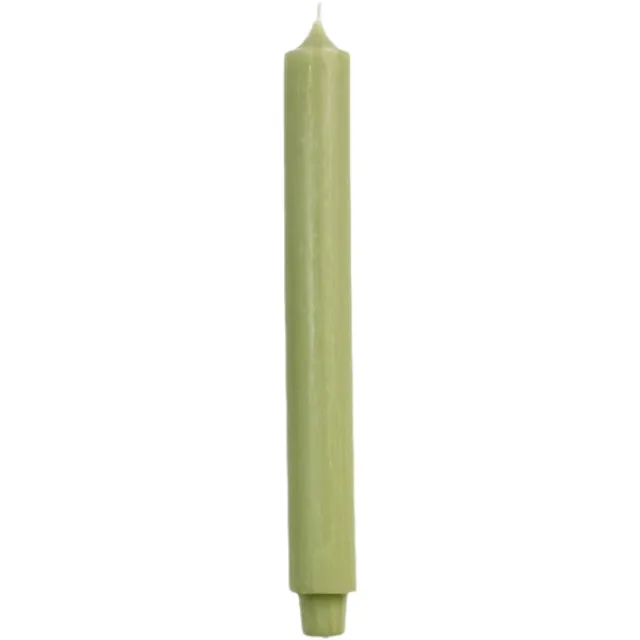Rustik Lys Dinerkaars - 3.2 x 30 cm - Sage - 10 stuks