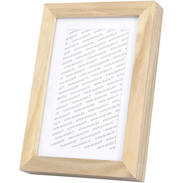 Acaza Fotolijst - Fotokader - Fotolijst 10x15 cm - Fotokader 10x15 cm - Essenhout - Naturel - Fotolijsten - Fotolijstje