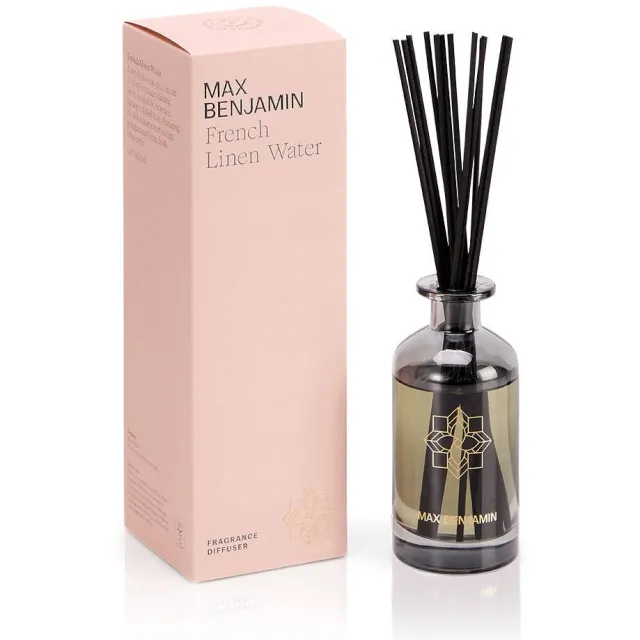 Max Benjamin geurstokjes - French Linen Water - 150 ml lichtroze