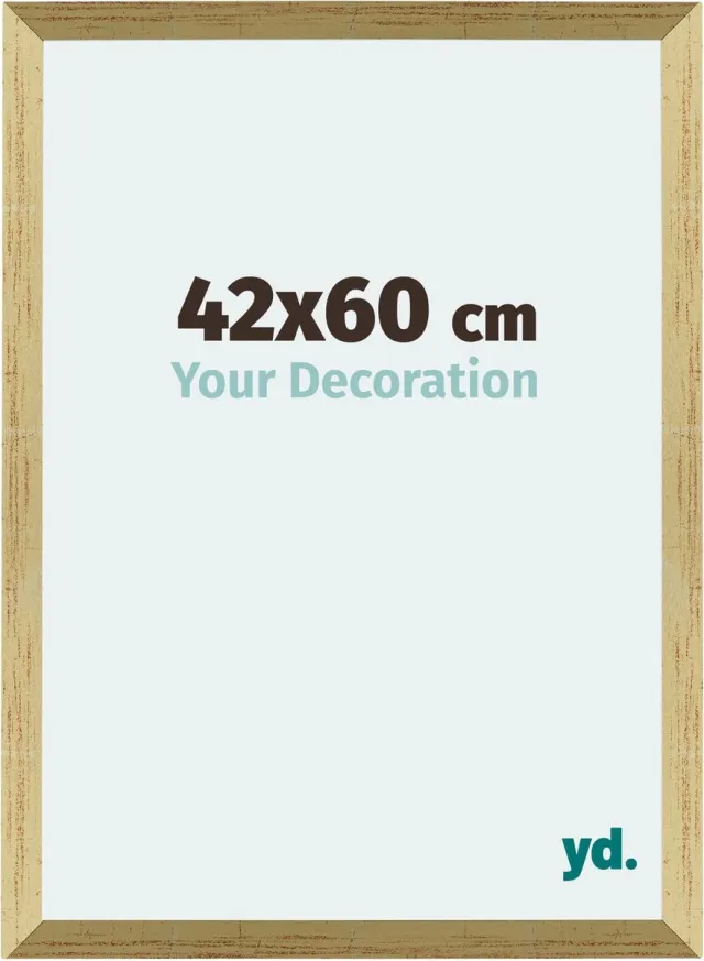 yd. Your Decoration - Fotolijst 42x60 cm - MDF - Goud Glans - Mura