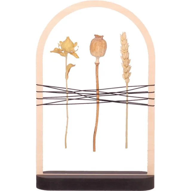 by WOOM flower bow droogbloemen houder van by woom beige