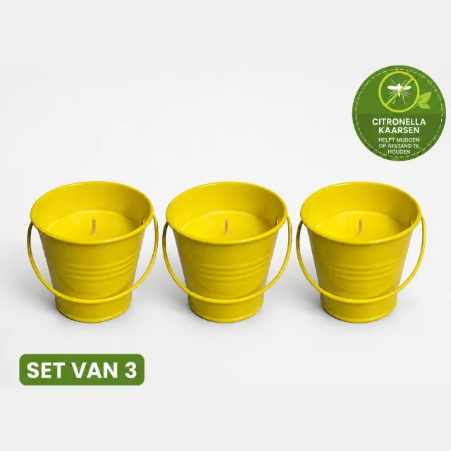 StudioLoes Citronella kaarsen set van 3