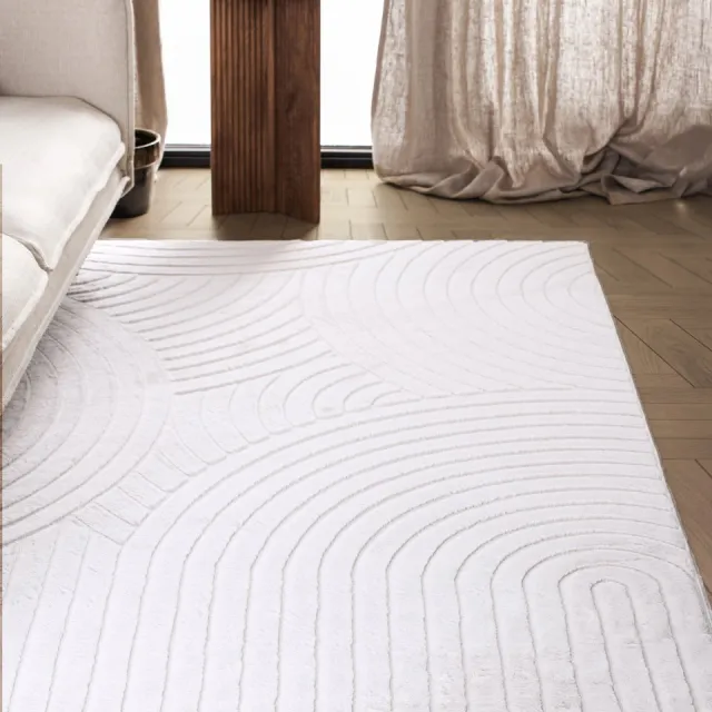 Carpetique Japandi Vloerkleed - Terra Zenith Ivory