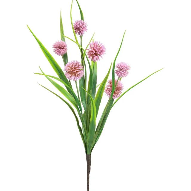 Innovation of Green GmbH Kunstbloemen bolbloem allium sierui kunst roze 45cm