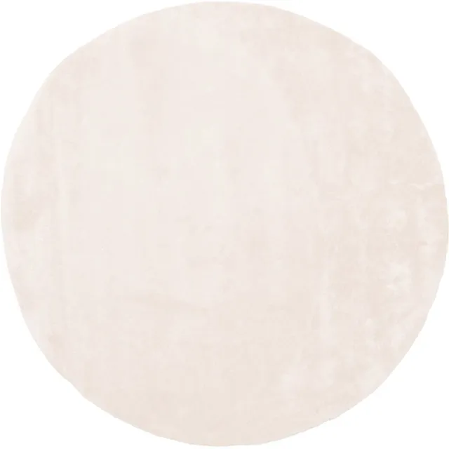 LABEL51 Velo Vloerkleden - Wit - Polyester - 200x200 cm - Rond