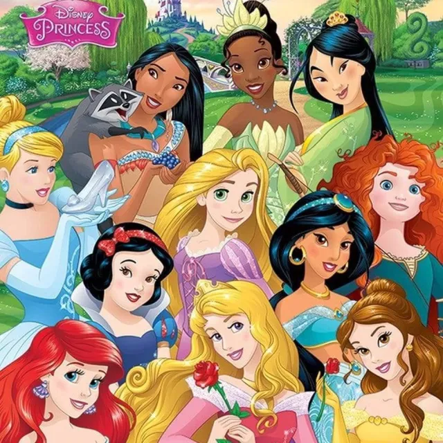 Disney Princess Prinsessen Poster 40x50cm Multi color