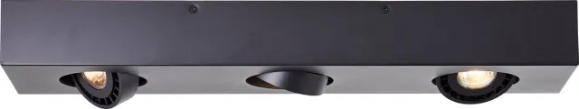 Brilliant Dorro - Plafondspot - GU10 3x4,5W - 3000K - Zwart