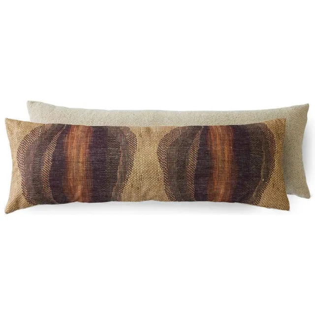HKLIVING sierkussen Gradient (30x90 cm) bruin/beige