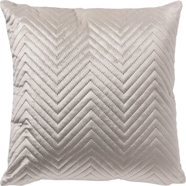 Dutch Decor DUKE - Sierkussen 40x40 cm - subtiel geometrisch patroon - Pumice Stone - beige - Inclusief binnenkussen - Luxe kussens voor woonkamer & bank