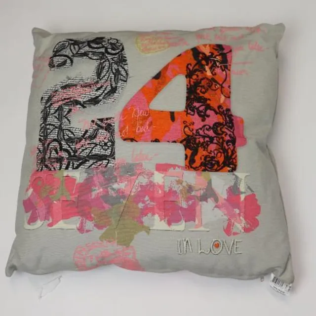 Madison sierkussen 50x50 cm Lidie grey Meerkleurig