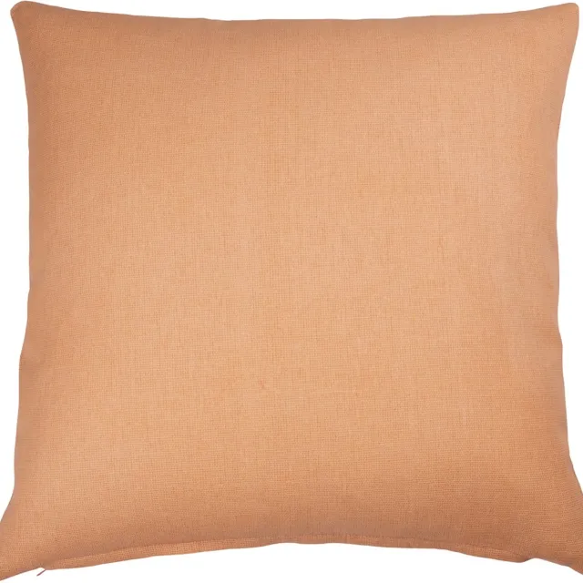 Linen & More Lima Apricot Kussen -45 X 45 Oranje